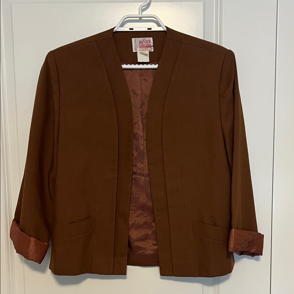 Stylish Brown Women's Blazer